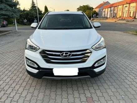 Белый Хендай Санта Фе, объемом двигателя 2 л и пробегом 190 тыс. км за 8300 $, фото 1 на Automoto.ua