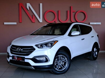 Белый Хендай Санта Фе, объемом двигателя 2.4 л и пробегом 64 тыс. км за 20900 $, фото 1 на Automoto.ua