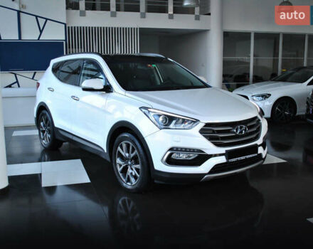 Белый Хендай Санта Фе, объемом двигателя 2.2 л и пробегом 164 тыс. км за 21900 $, фото 1 на Automoto.ua