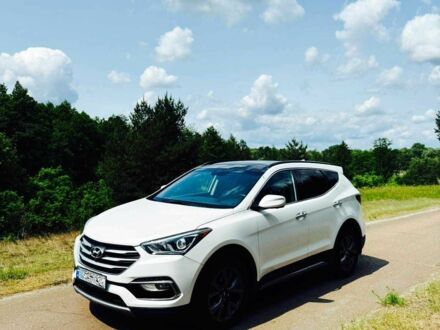 Белый Хендай Санта Фе, объемом двигателя 2 л и пробегом 165 тыс. км за 15000 $, фото 1 на Automoto.ua