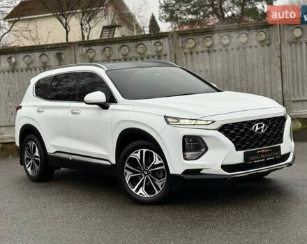 Белый Хендай Санта Фе, объемом двигателя 2.2 л и пробегом 80 тыс. км за 29500 $, фото 1 на Automoto.ua