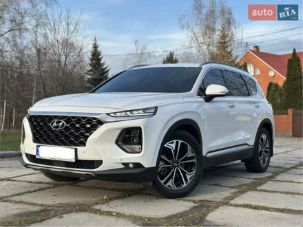 Белый Хендай Санта Фе, объемом двигателя 2.2 л и пробегом 86 тыс. км за 27800 $, фото 1 на Automoto.ua