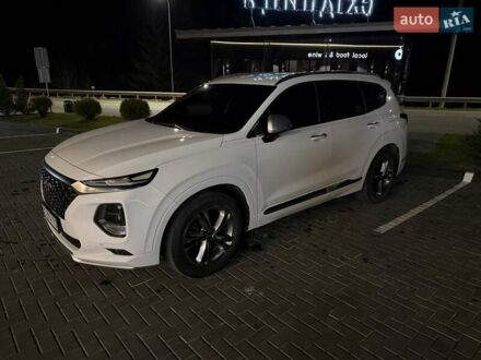 Белый Хендай Санта Фе, объемом двигателя 2 л и пробегом 145 тыс. км за 29000 $, фото 1 на Automoto.ua