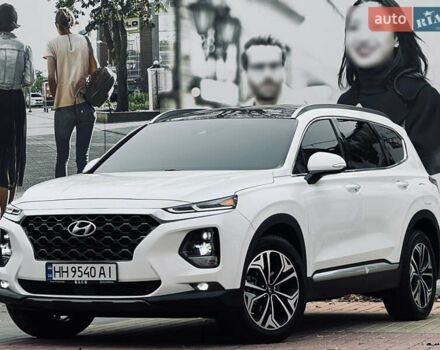 Белый Хендай Санта Фе, объемом двигателя 2 л и пробегом 94 тыс. км за 22900 $, фото 1 на Automoto.ua