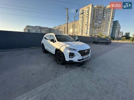 Хендай Санта Фе 2019 в Днепре (Днепропетровске) на Automoto.ua Белый Хендай Санта Фе, объемом двигателя 2 л и пробегом 99 тыс. км за 26499 $, фото 1 на Automoto.ua