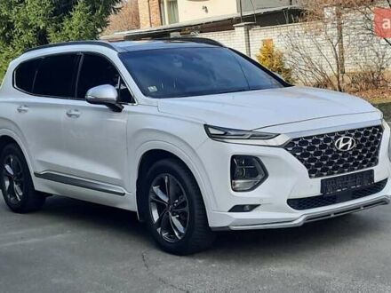Хендай Санта Фе 2019 в Киеве на Automoto.ua Белый Хендай Санта Фе, объемом двигателя 2.2 л и пробегом 99 тыс. км за 37999 $, фото 1 на Automoto.ua