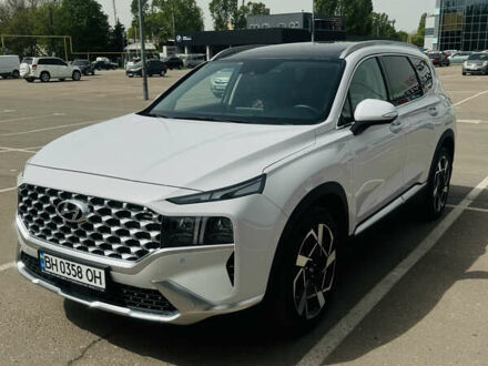 Белый Хендай Санта Фе, объемом двигателя 2.15 л и пробегом 57 тыс. км за 41000 $, фото 1 на Automoto.ua