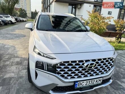 Хендай Санта Фе 2021 в Львове на Automoto.ua Белый Хендай Санта Фе, объемом двигателя 2.15 л и пробегом 117 тыс. км за 38500 $, фото 1 на Automoto.ua