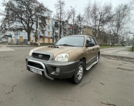 Бежевый Хендай Санта Фе, объемом двигателя 2 л и пробегом 340 тыс. км за 2500 $, фото 1 на Automoto.ua