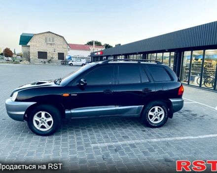 Черный Хендай Санта Фе, объемом двигателя 2 л и пробегом 280 тыс. км за 5600 $, фото 2 на Automoto.ua