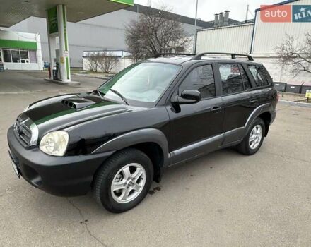 Черный Хендай Санта Фе, объемом двигателя 2 л и пробегом 260 тыс. км за 5000 $, фото 9 на Automoto.ua