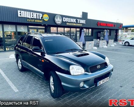 Черный Хендай Санта Фе, объемом двигателя 2 л и пробегом 280 тыс. км за 5600 $, фото 1 на Automoto.ua
