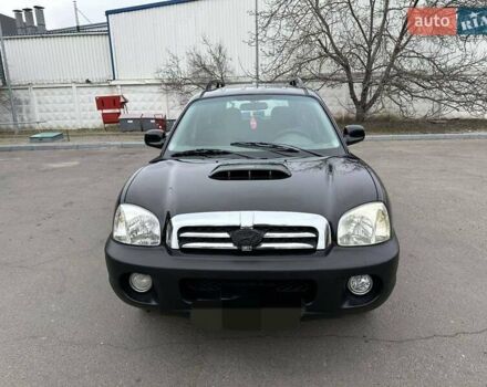 Черный Хендай Санта Фе, объемом двигателя 2 л и пробегом 260 тыс. км за 5000 $, фото 4 на Automoto.ua