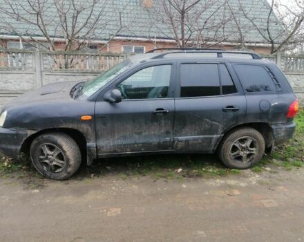 Черный Хендай Санта Фе, объемом двигателя 2 л и пробегом 220 тыс. км за 2700 $, фото 4 на Automoto.ua