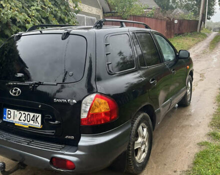 Черный Хендай Санта Фе, объемом двигателя 2 л и пробегом 271 тыс. км за 4000 $, фото 3 на Automoto.ua