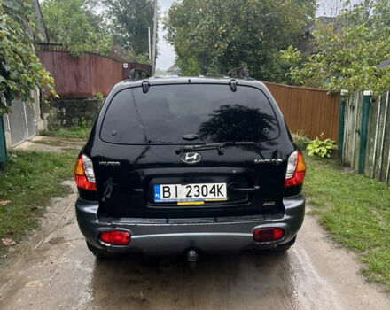 Черный Хендай Санта Фе, объемом двигателя 2 л и пробегом 271 тыс. км за 4000 $, фото 4 на Automoto.ua