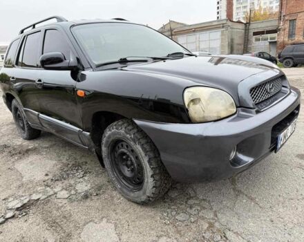 Черный Хендай Санта Фе, объемом двигателя 2 л и пробегом 278 тыс. км за 2500 $, фото 3 на Automoto.ua