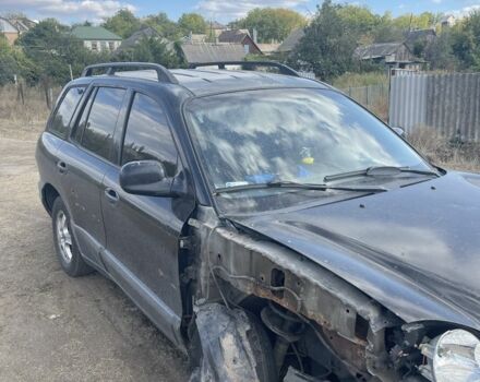 Черный Хендай Санта Фе, объемом двигателя 2.7 л и пробегом 150 тыс. км за 1500 $, фото 3 на Automoto.ua