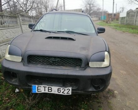 Черный Хендай Санта Фе, объемом двигателя 2 л и пробегом 220 тыс. км за 2700 $, фото 1 на Automoto.ua