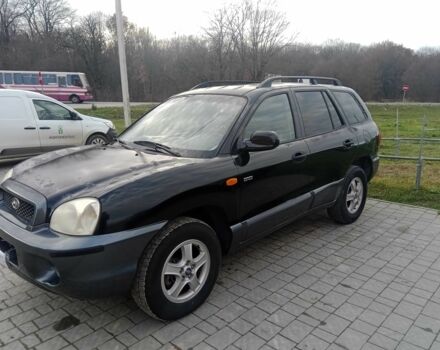 Черный Хендай Санта Фе, объемом двигателя 2.2 л и пробегом 330 тыс. км за 3844 $, фото 2 на Automoto.ua