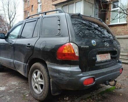 Черный Хендай Санта Фе, объемом двигателя 2.2 л и пробегом 230 тыс. км за 4800 $, фото 3 на Automoto.ua
