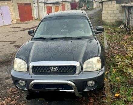 Черный Хендай Санта Фе, объемом двигателя 2.4 л и пробегом 240 тыс. км за 1900 $, фото 3 на Automoto.ua