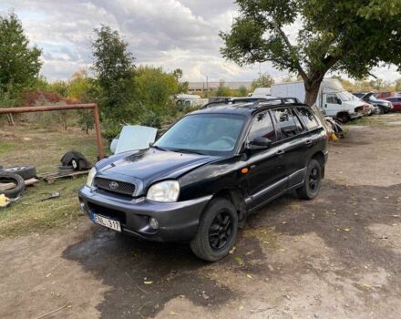 Чорний Хендай Санта Фе, об'ємом двигуна 2 л та пробігом 200 тис. км за 3200 $, фото 1 на Automoto.ua