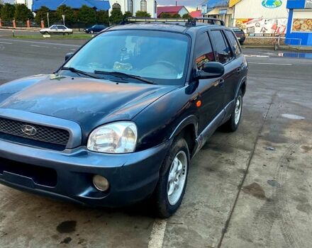 Черный Хендай Санта Фе, объемом двигателя 2 л и пробегом 350 тыс. км за 4200 $, фото 2 на Automoto.ua