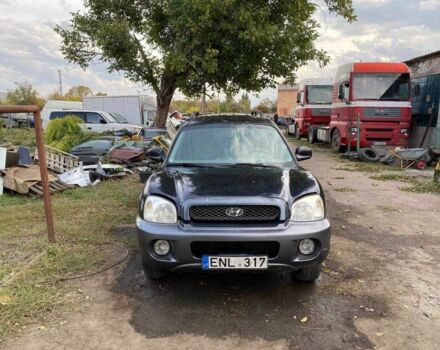 Чорний Хендай Санта Фе, об'ємом двигуна 2 л та пробігом 200 тис. км за 3200 $, фото 2 на Automoto.ua