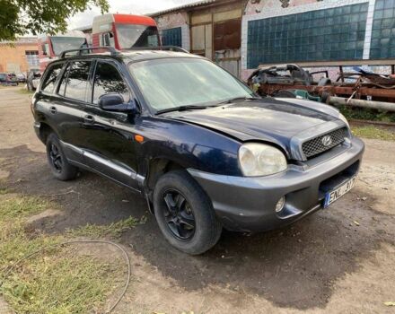 Черный Хендай Санта Фе, объемом двигателя 2 л и пробегом 200 тыс. км за 2850 $, фото 3 на Automoto.ua