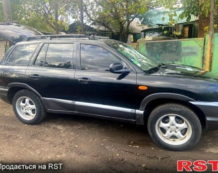 Черный Хендай Санта Фе, объемом двигателя 2 л и пробегом 350 тыс. км за 4200 $, фото 4 на Automoto.ua