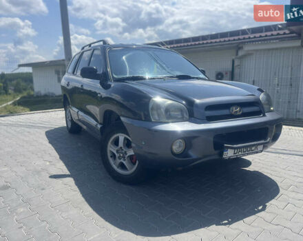 Черный Хендай Санта Фе, объемом двигателя 2.4 л и пробегом 300 тыс. км за 5800 $, фото 11 на Automoto.ua