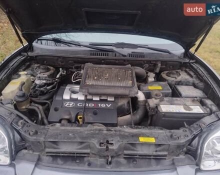 Чорний Хендай Санта Фе, об'ємом двигуна 2 л та пробігом 203 тис. км за 7100 $, фото 10 на Automoto.ua