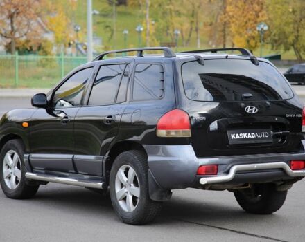 Черный Хендай Санта Фе, объемом двигателя 2 л и пробегом 222 тыс. км за 5500 $, фото 3 на Automoto.ua