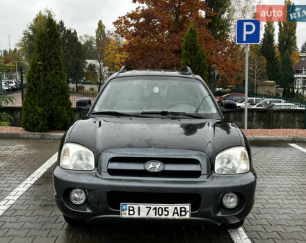 Черный Хендай Санта Фе, объемом двигателя 2 л и пробегом 270 тыс. км за 4300 $, фото 5 на Automoto.ua