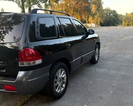 Черный Хендай Санта Фе, объемом двигателя 2.4 л и пробегом 175 тыс. км за 6800 $, фото 3 на Automoto.ua