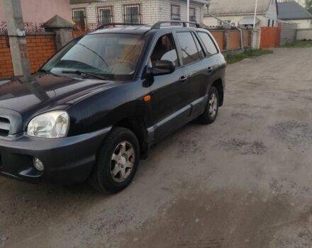 Черный Хендай Санта Фе, объемом двигателя 2 л и пробегом 272 тыс. км за 3900 $, фото 1 на Automoto.ua