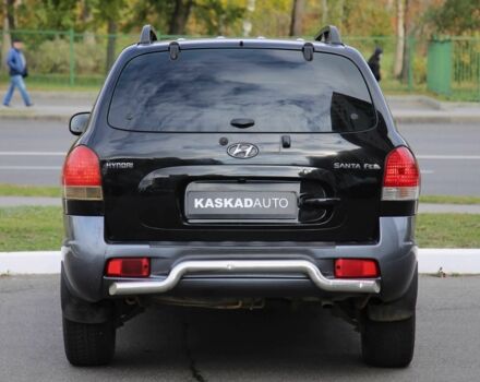 Черный Хендай Санта Фе, объемом двигателя 2 л и пробегом 222 тыс. км за 5500 $, фото 4 на Automoto.ua