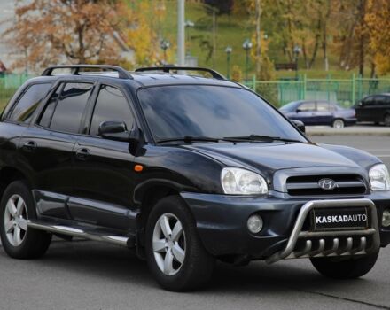 Черный Хендай Санта Фе, объемом двигателя 2 л и пробегом 222 тыс. км за 5500 $, фото 2 на Automoto.ua
