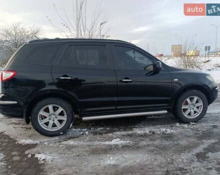 Черный Хендай Санта Фе, объемом двигателя 2.19 л и пробегом 250 тыс. км за 8600 $, фото 5 на Automoto.ua