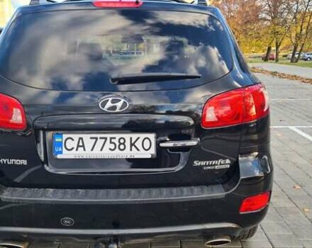 Черный Хендай Санта Фе, объемом двигателя 2.2 л и пробегом 195 тыс. км за 9500 $, фото 2 на Automoto.ua