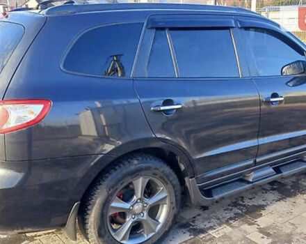 Черный Хендай Санта Фе, объемом двигателя 2.19 л и пробегом 240 тыс. км за 8300 $, фото 12 на Automoto.ua