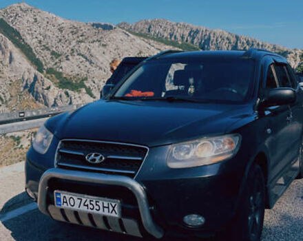 Черный Хендай Санта Фе, объемом двигателя 2.19 л и пробегом 240 тыс. км за 8300 $, фото 6 на Automoto.ua