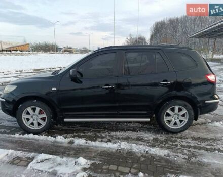 Черный Хендай Санта Фе, объемом двигателя 2.19 л и пробегом 250 тыс. км за 8600 $, фото 1 на Automoto.ua
