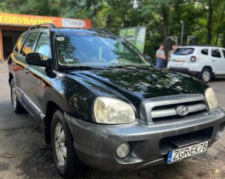 Черный Хендай Санта Фе, объемом двигателя 2 л и пробегом 350 тыс. км за 3000 $, фото 1 на Automoto.ua