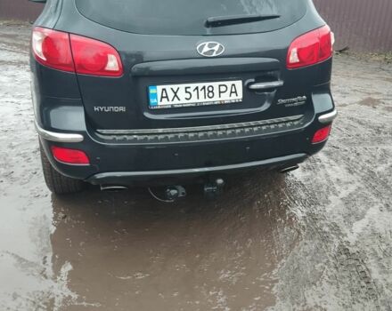 Черный Хендай Санта Фе, объемом двигателя 2.2 л и пробегом 244 тыс. км за 10500 $, фото 4 на Automoto.ua