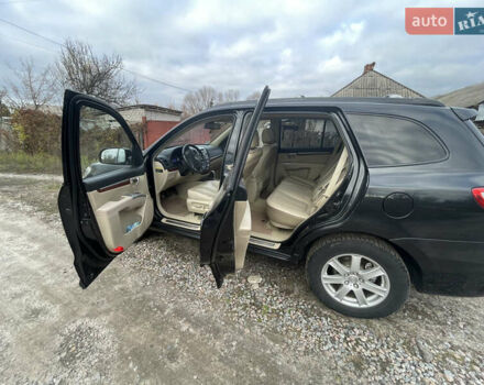 Черный Хендай Санта Фе, объемом двигателя 2.19 л и пробегом 162 тыс. км за 8500 $, фото 11 на Automoto.ua