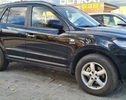 Черный Хендай Санта Фе, объемом двигателя 2.2 л и пробегом 195 тыс. км за 9500 $, фото 3 на Automoto.ua