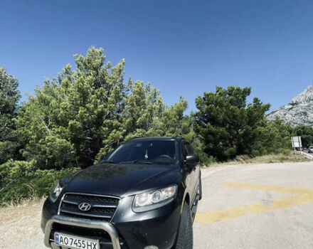 Черный Хендай Санта Фе, объемом двигателя 2.19 л и пробегом 240 тыс. км за 8300 $, фото 2 на Automoto.ua
