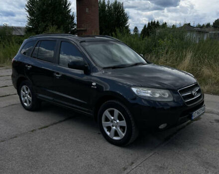 Черный Хендай Санта Фе, объемом двигателя 2.2 л и пробегом 363 тыс. км за 8500 $, фото 1 на Automoto.ua